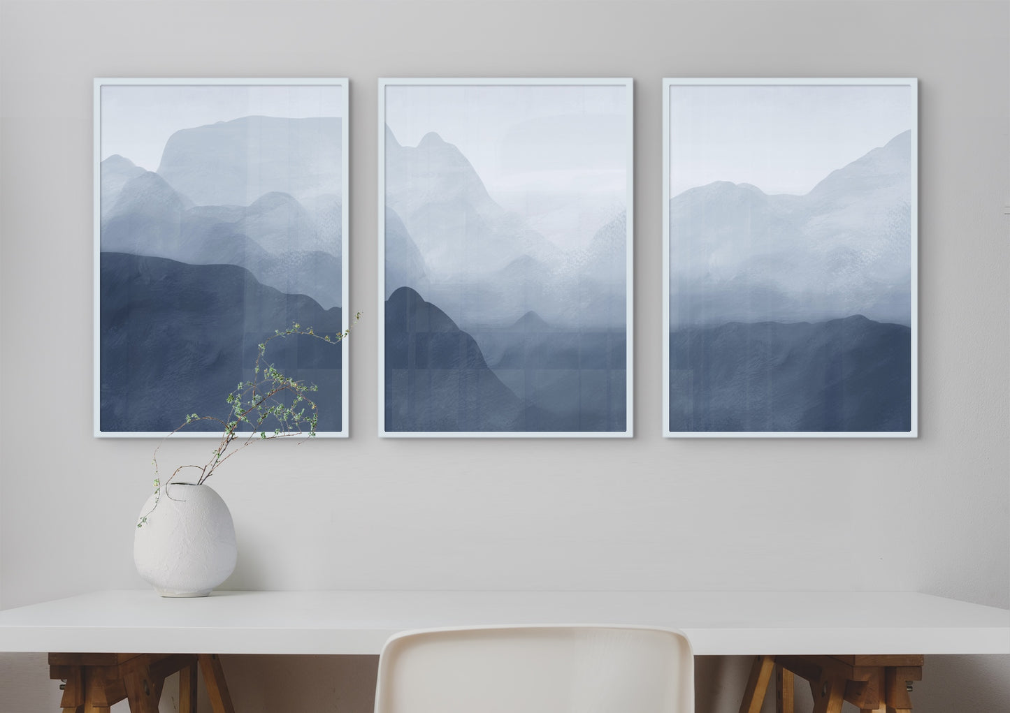 Abstraktní Plakát "Blue Mountains" No. 2