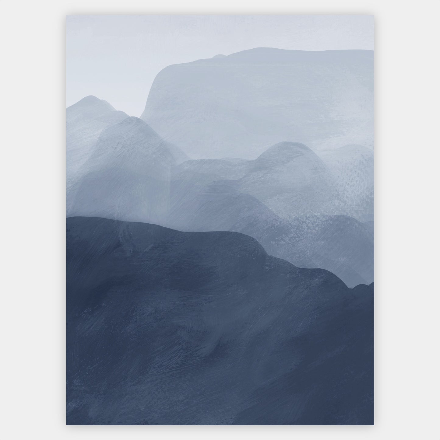 Abstraktní Plakát "Blue Mountains" No. 1