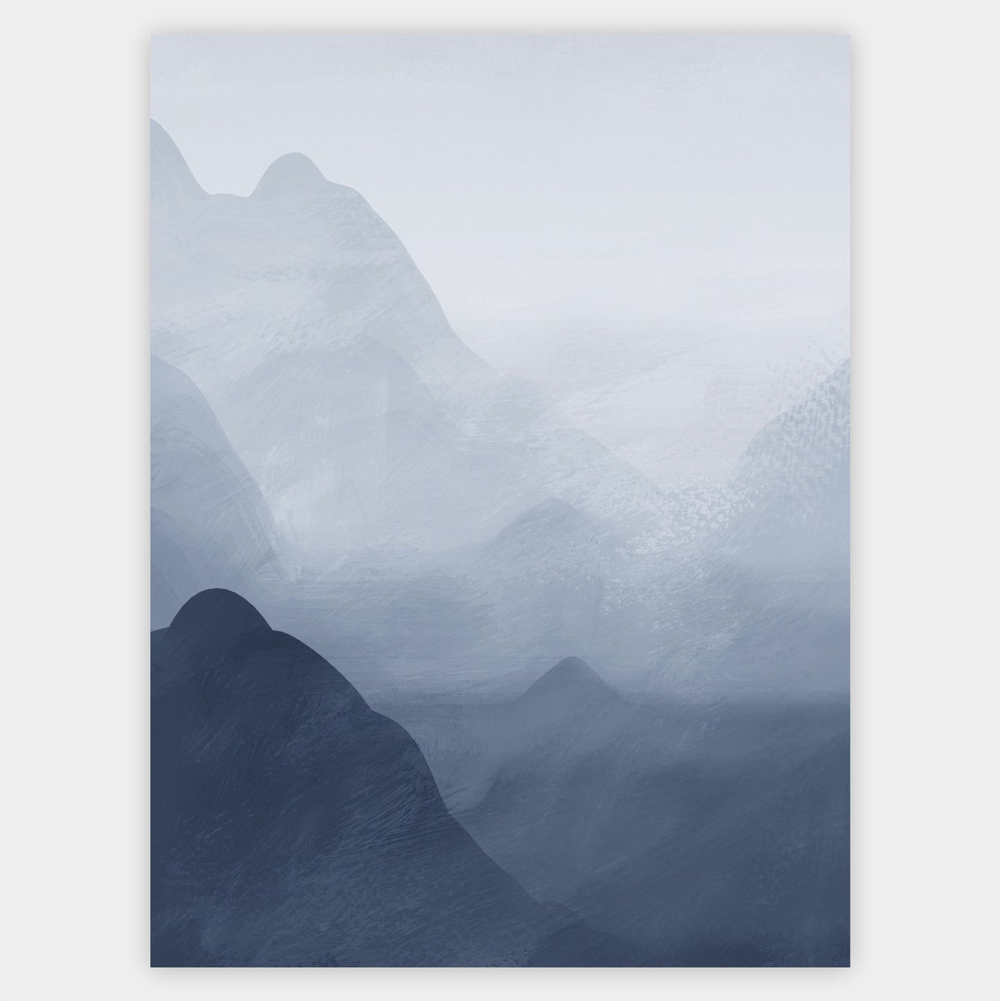 Abstraktní Plakát "Blue Mountains" No. 2