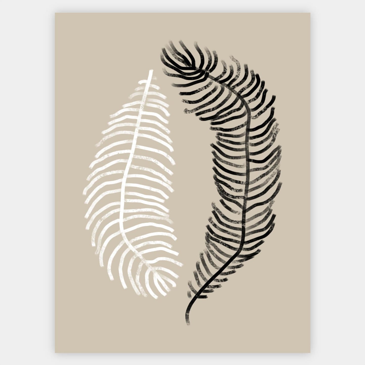 Boho Poster "Feather"