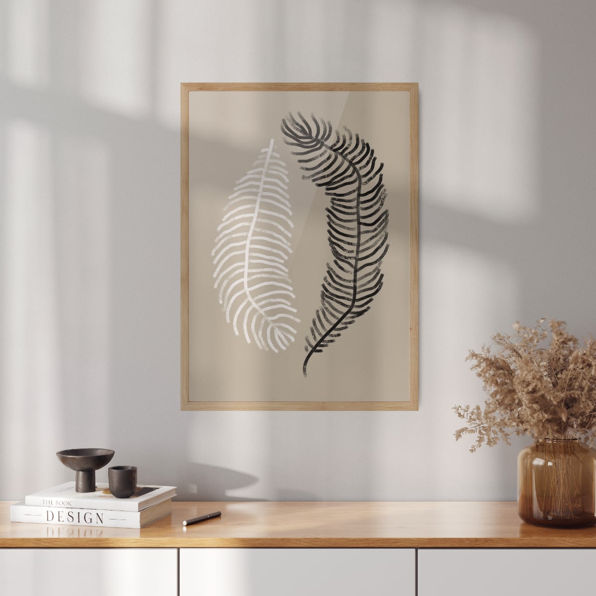 Boho Poster "Feather"