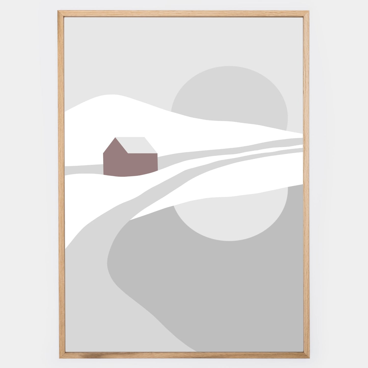 Boho Poster "Winter landscape" No. 3