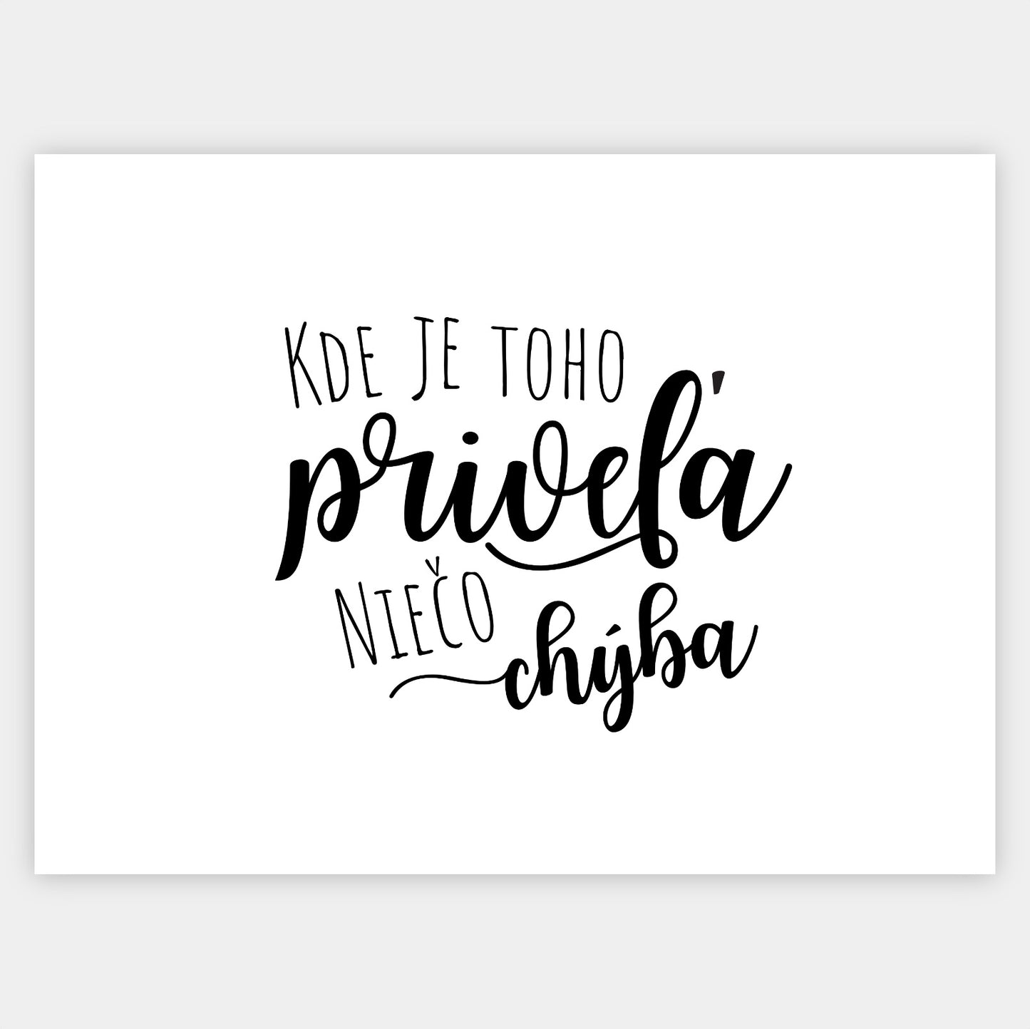 Plakát Minimalista