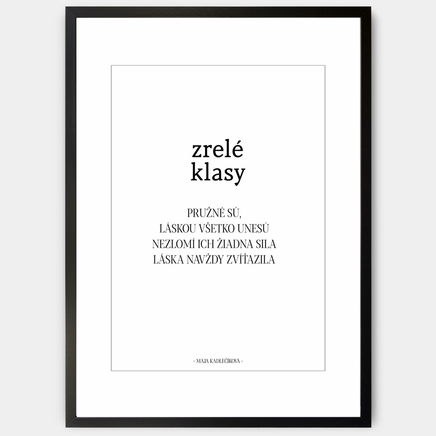 Plakát Zralé klasy + text