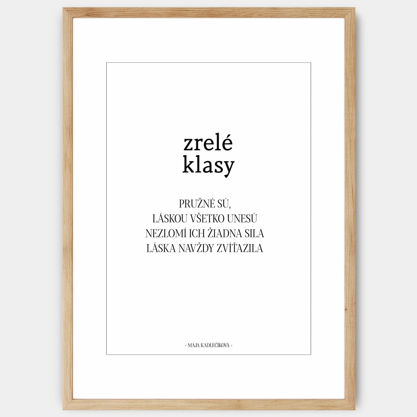 Plakát Zralé klasy + text