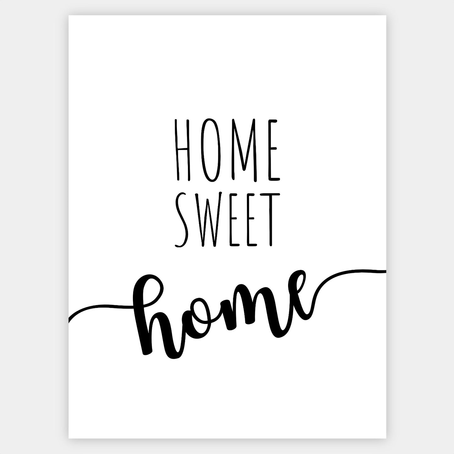 Plakát Home Sweet Home
