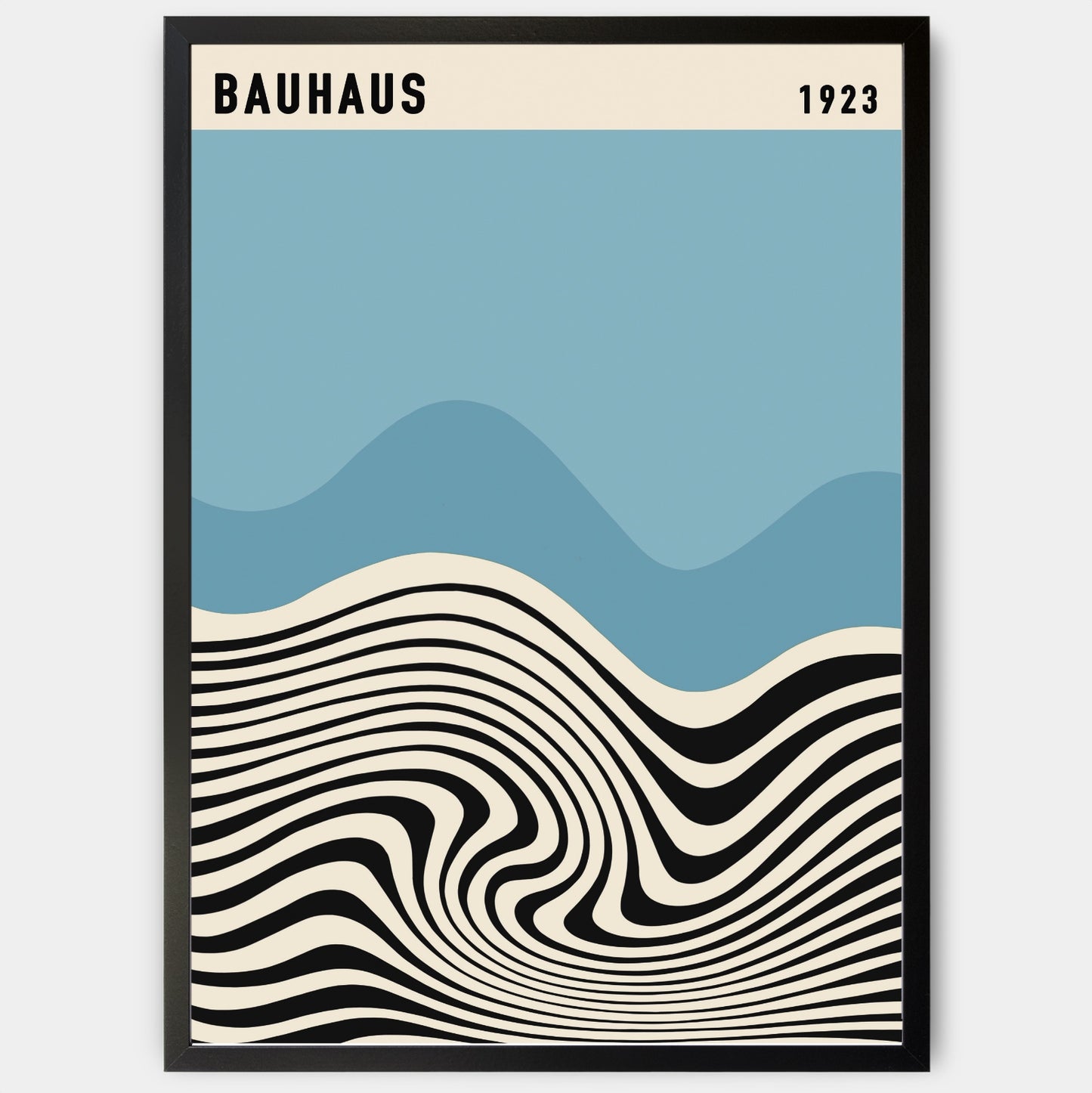 Plakát Bauhaus in Blue