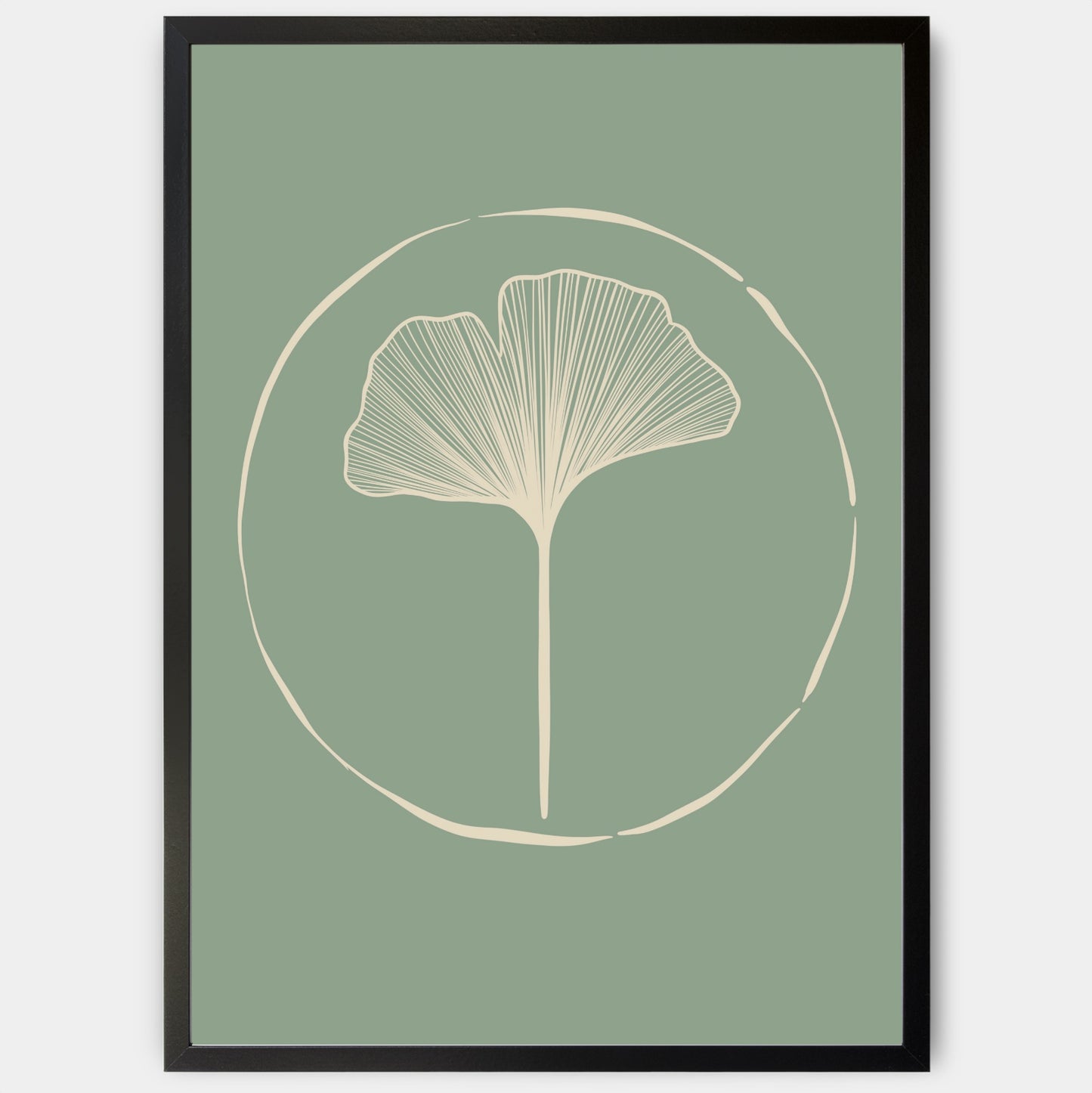 Plakát Ginkgo Leave in Green