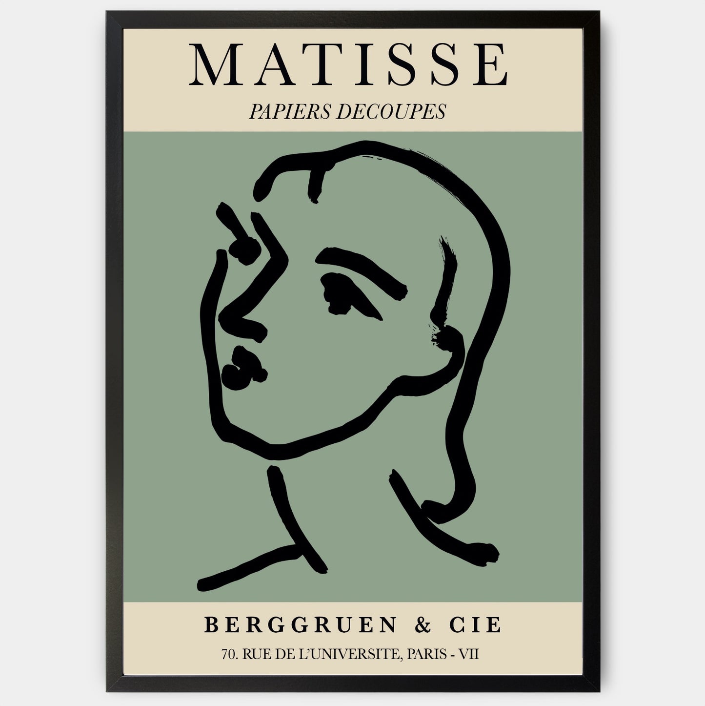Plakát Head in Green | Matisse