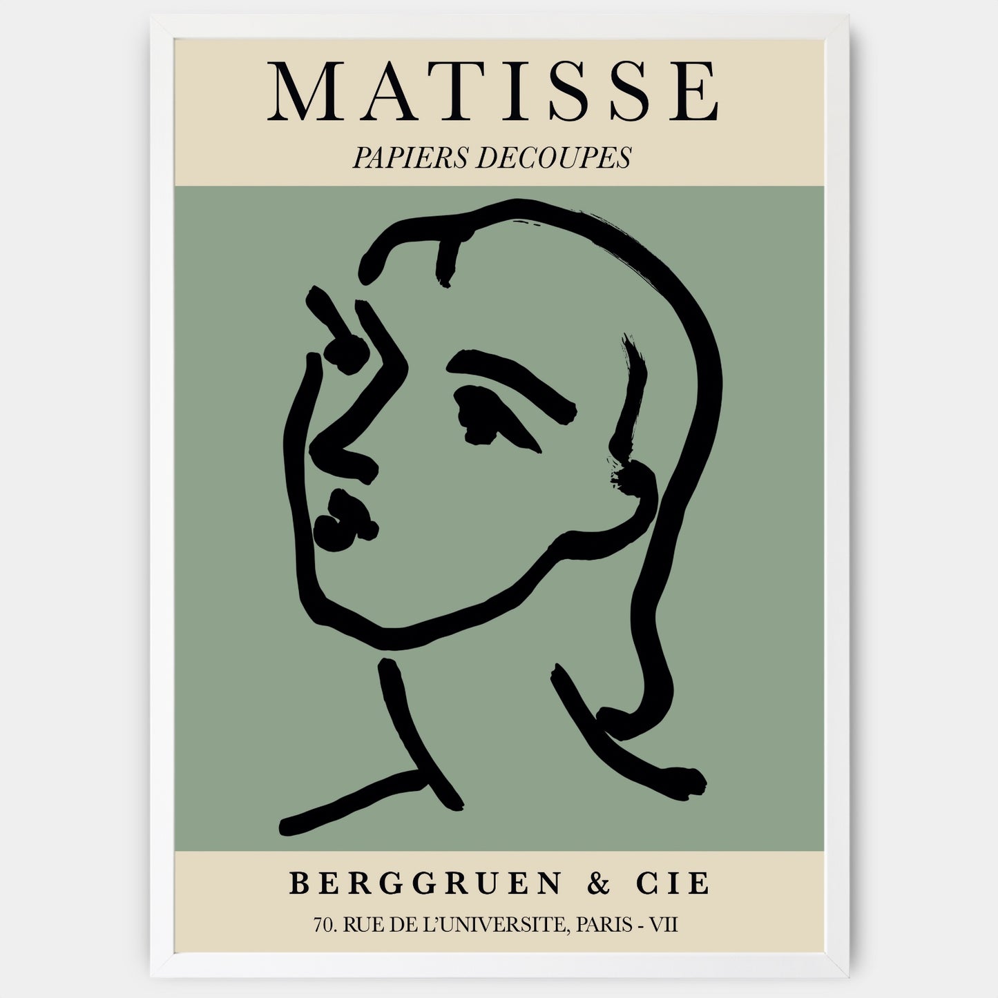 Plakát Head in Green | Matisse