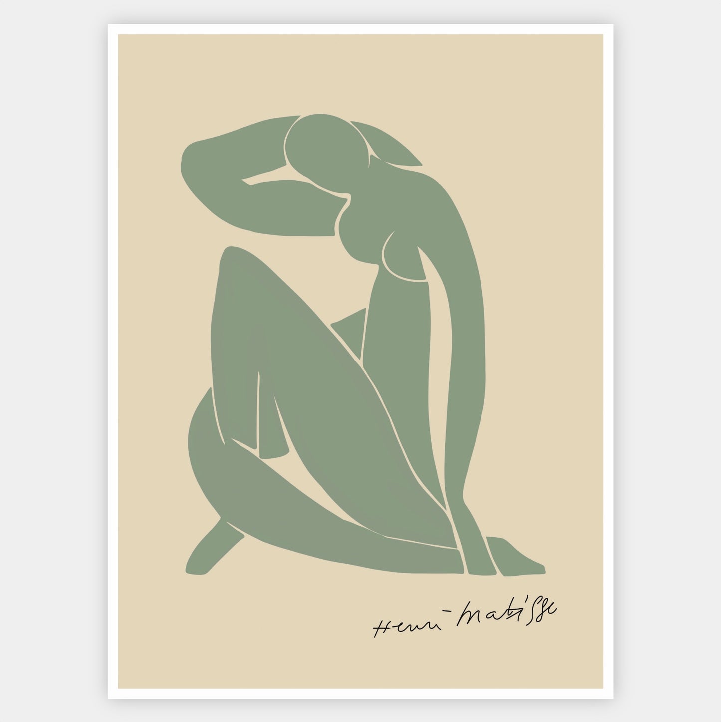 Poster Woman in Green | Matisse