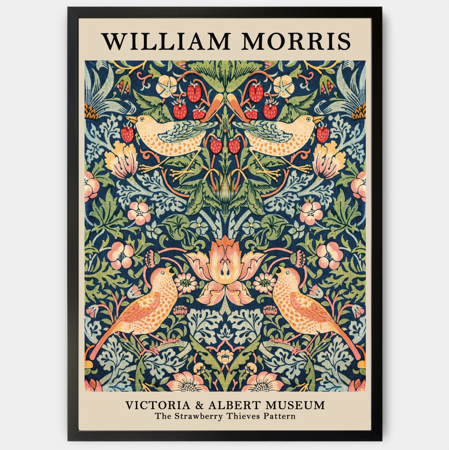 Plakát The Strawberry Thieves Pattern | William Morris