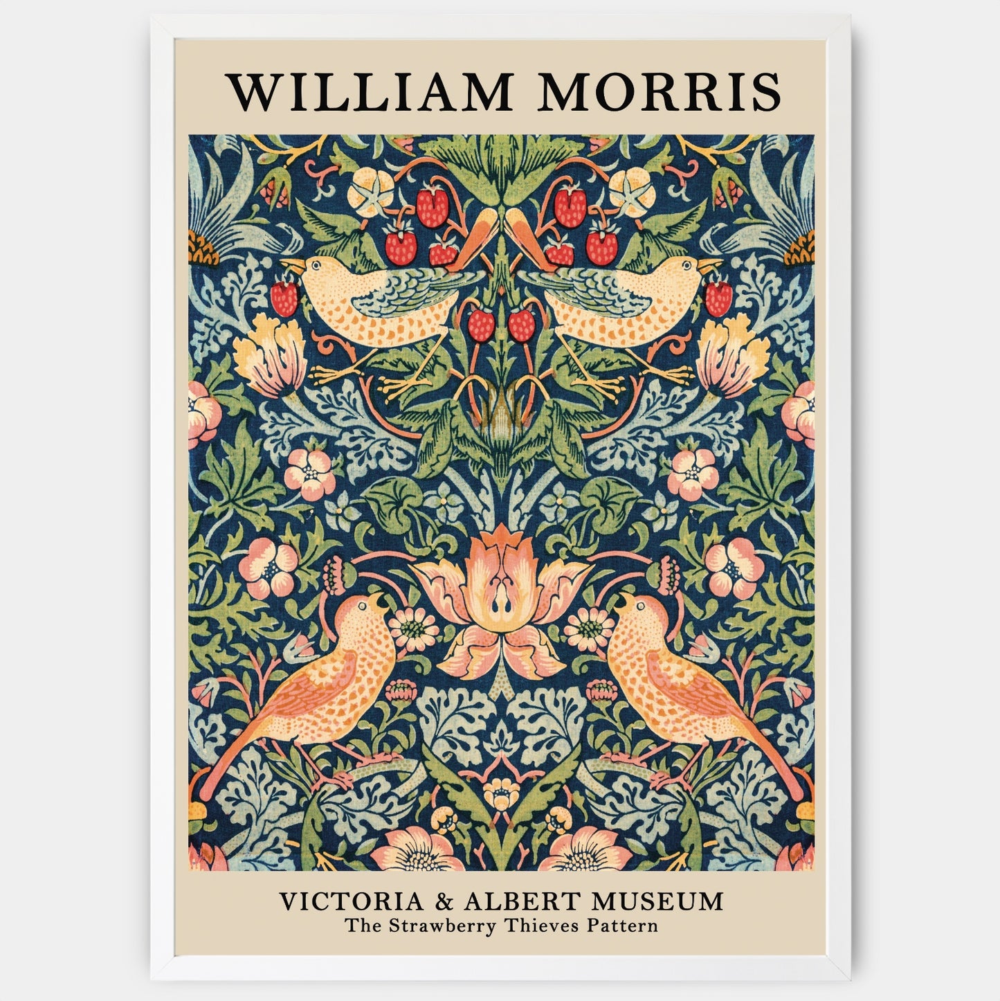 Plakát The Strawberry Thieves Pattern | William Morris