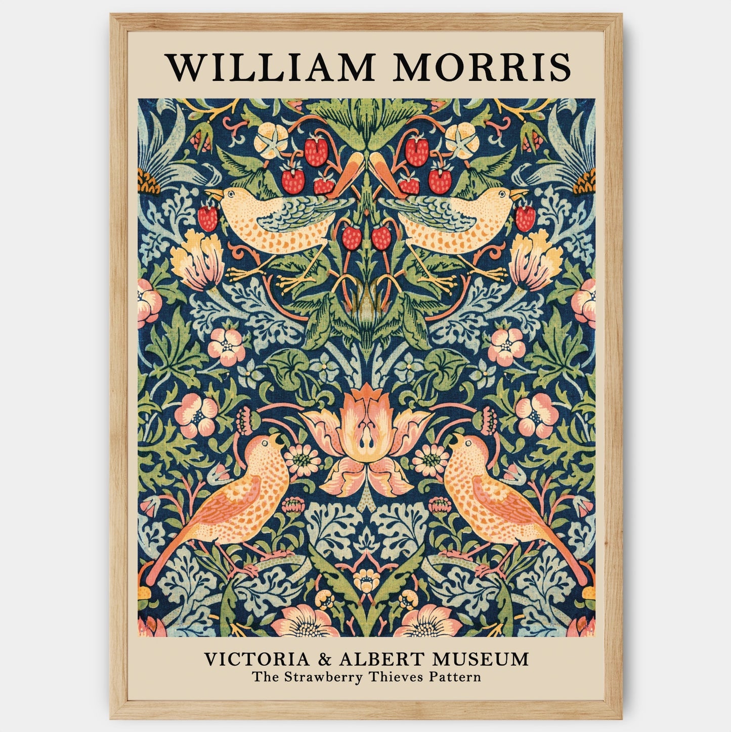 Plakát The Strawberry Thieves Pattern | William Morris