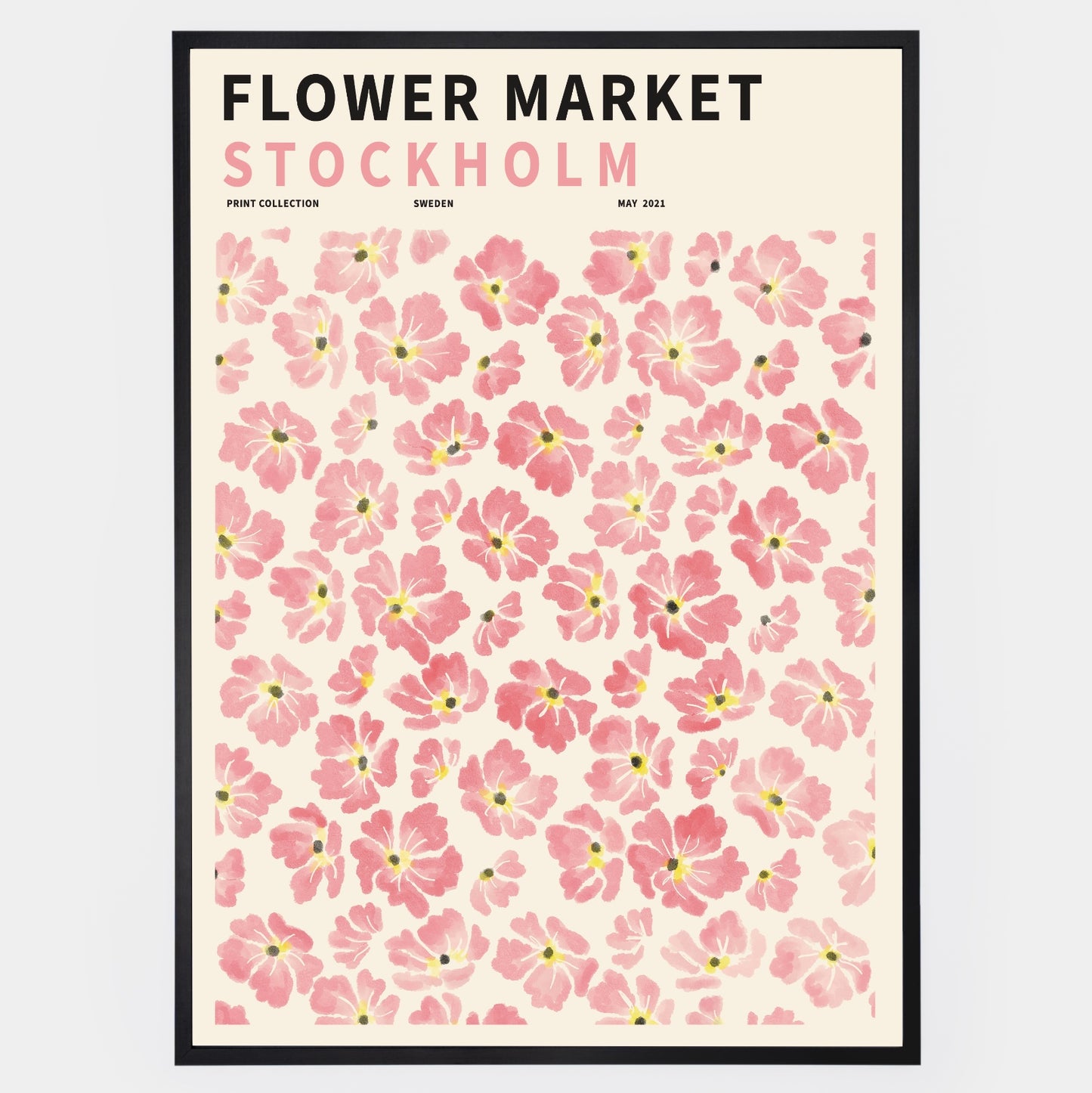 Plakát Flower Market Stockholm