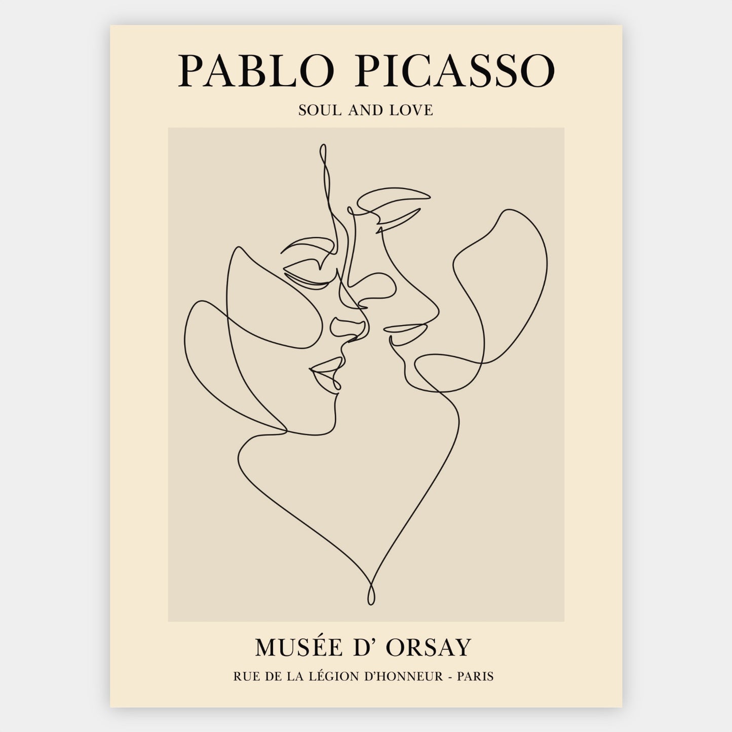 Poster Soul and Love | Pablo Picasso