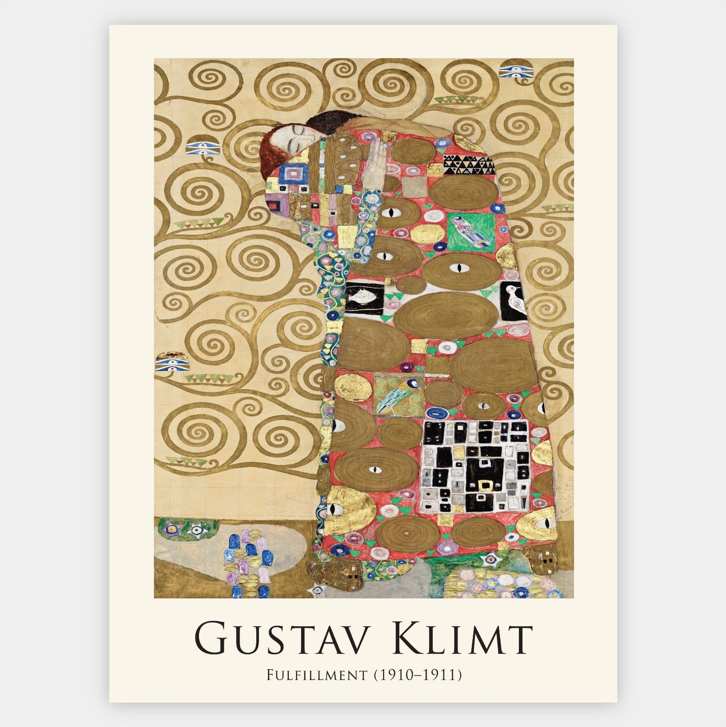 Plakát Fulfillment | Gustav Klimt