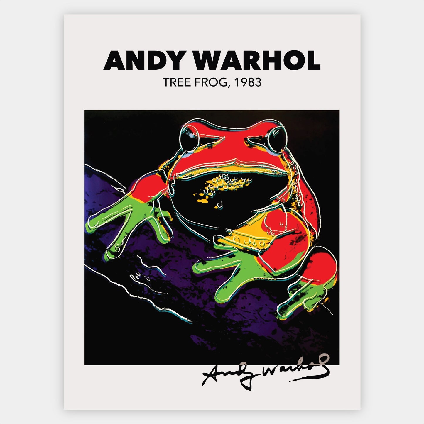Plakát Tree Frog | Andy Warhol