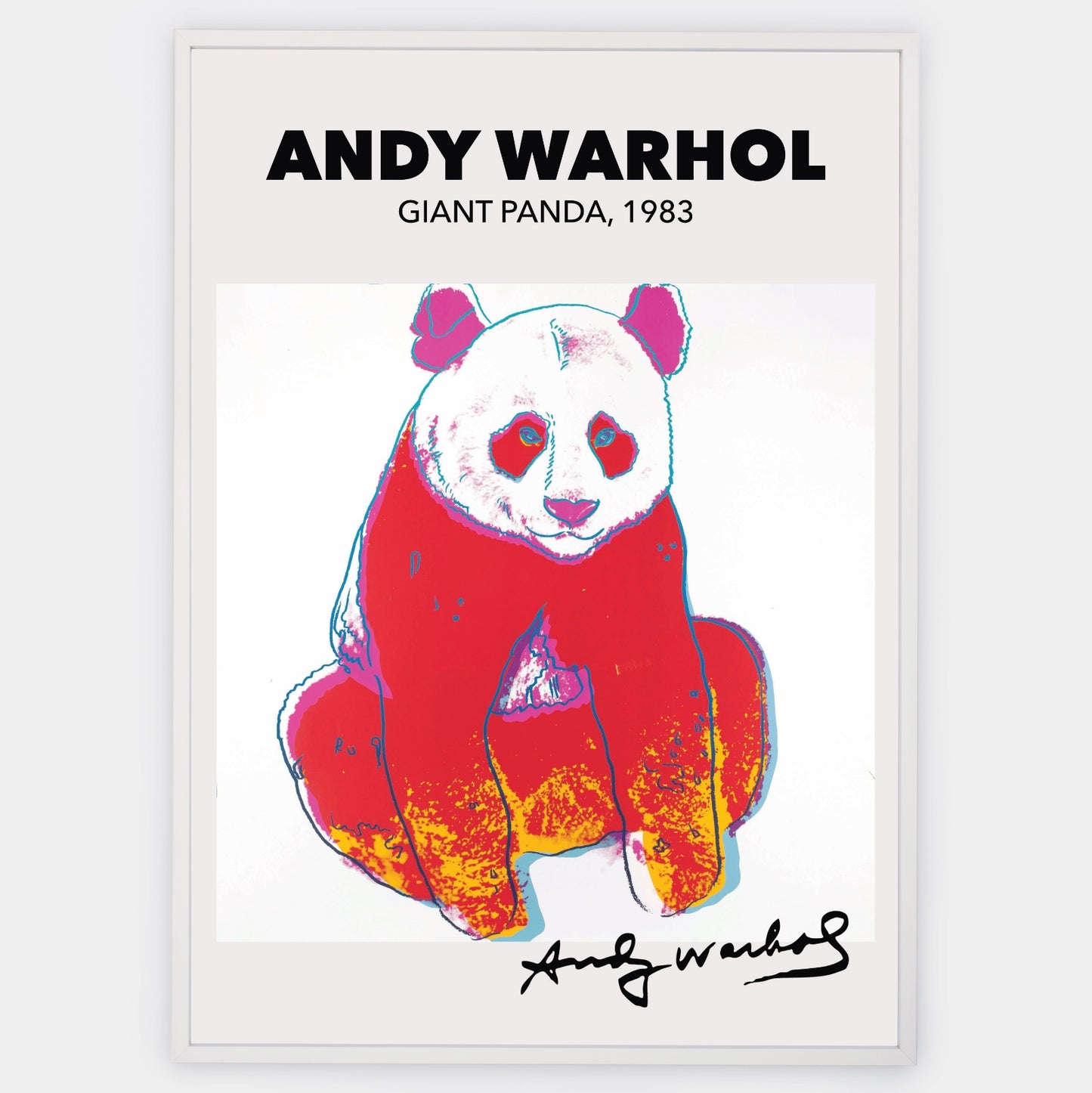 Plakát Giant Panda | Andy Warhol
