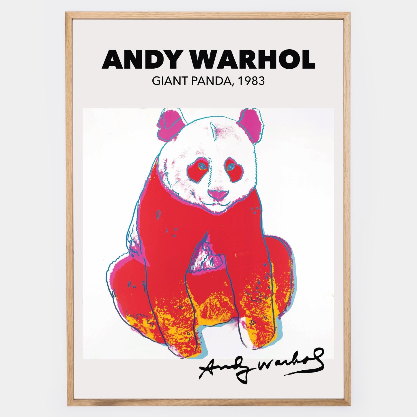 Plakát Giant Panda | Andy Warhol