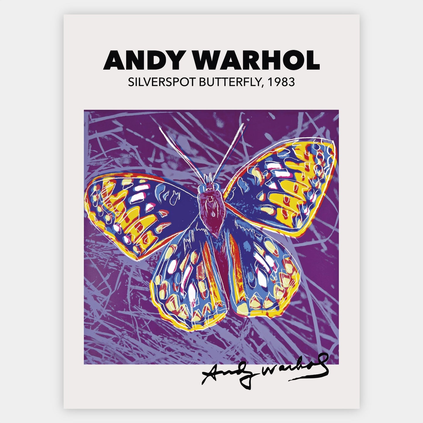 Plakát Silverspot Butterfly | Andy Warhol