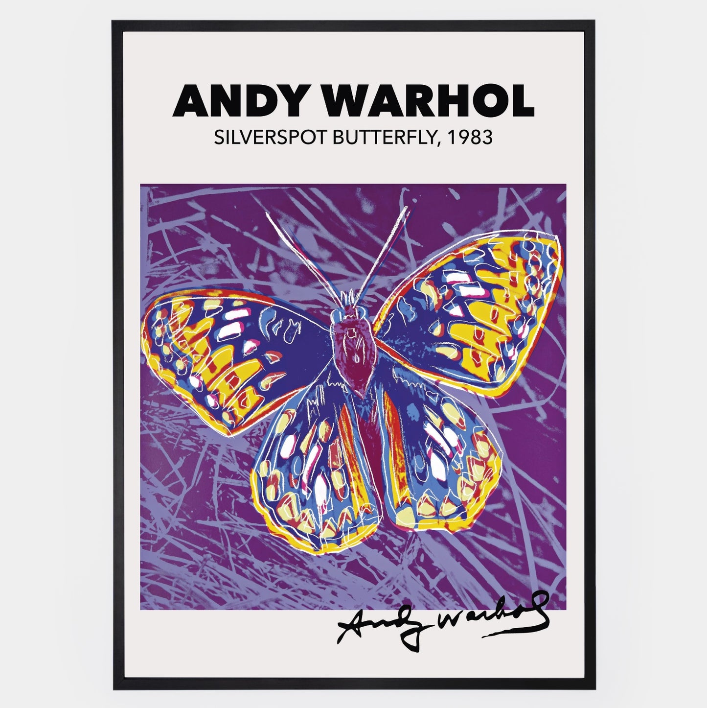 Plakát Silverspot Butterfly | Andy Warhol