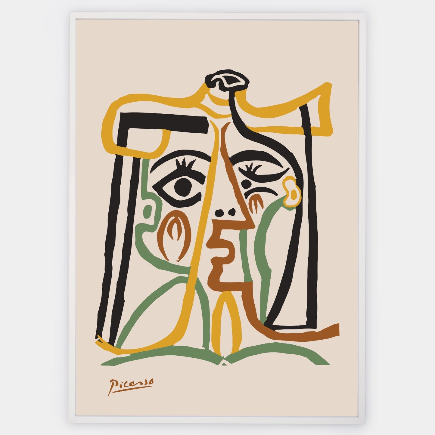 Plakát Hlava ženy | Pablo Picasso