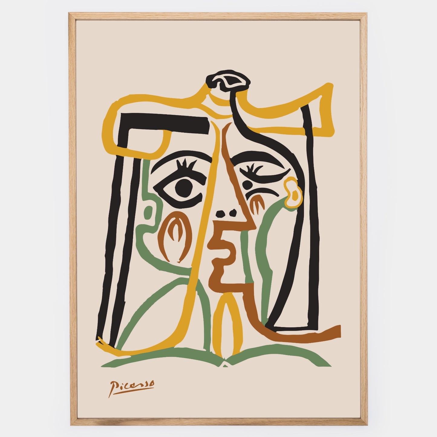 Plakát Hlava ženy | Pablo Picasso