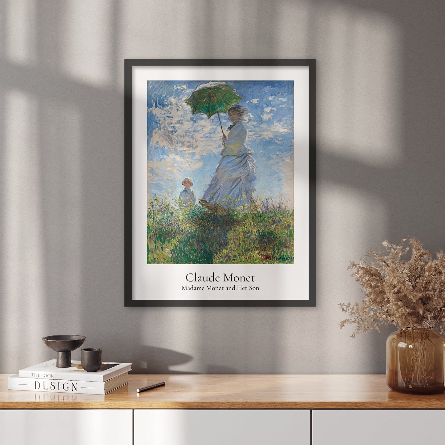 Plakát Madame Monet a její syn | Claude Monet
