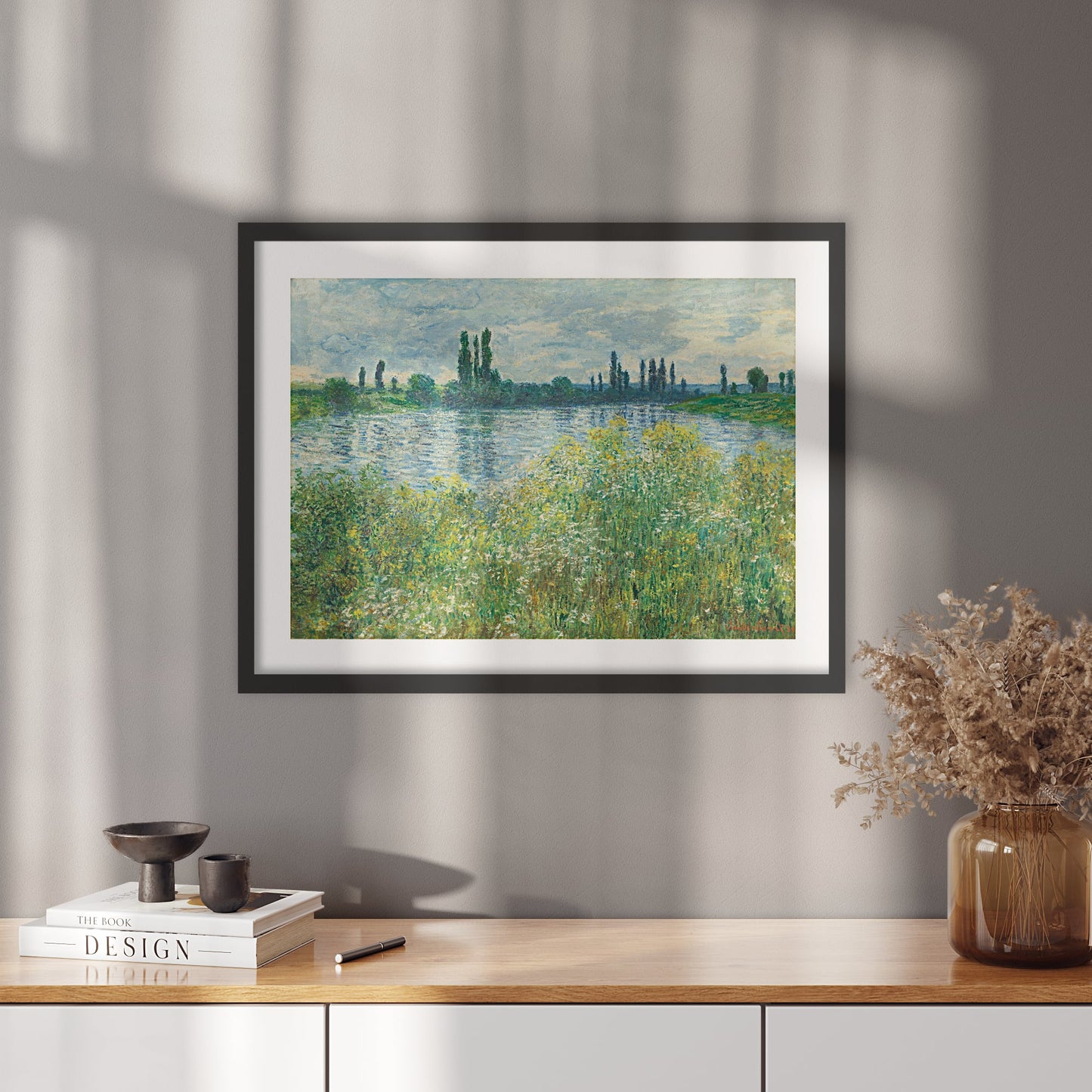 Plakát Na břehu Seiny, Vétheuil | Claude Monet
