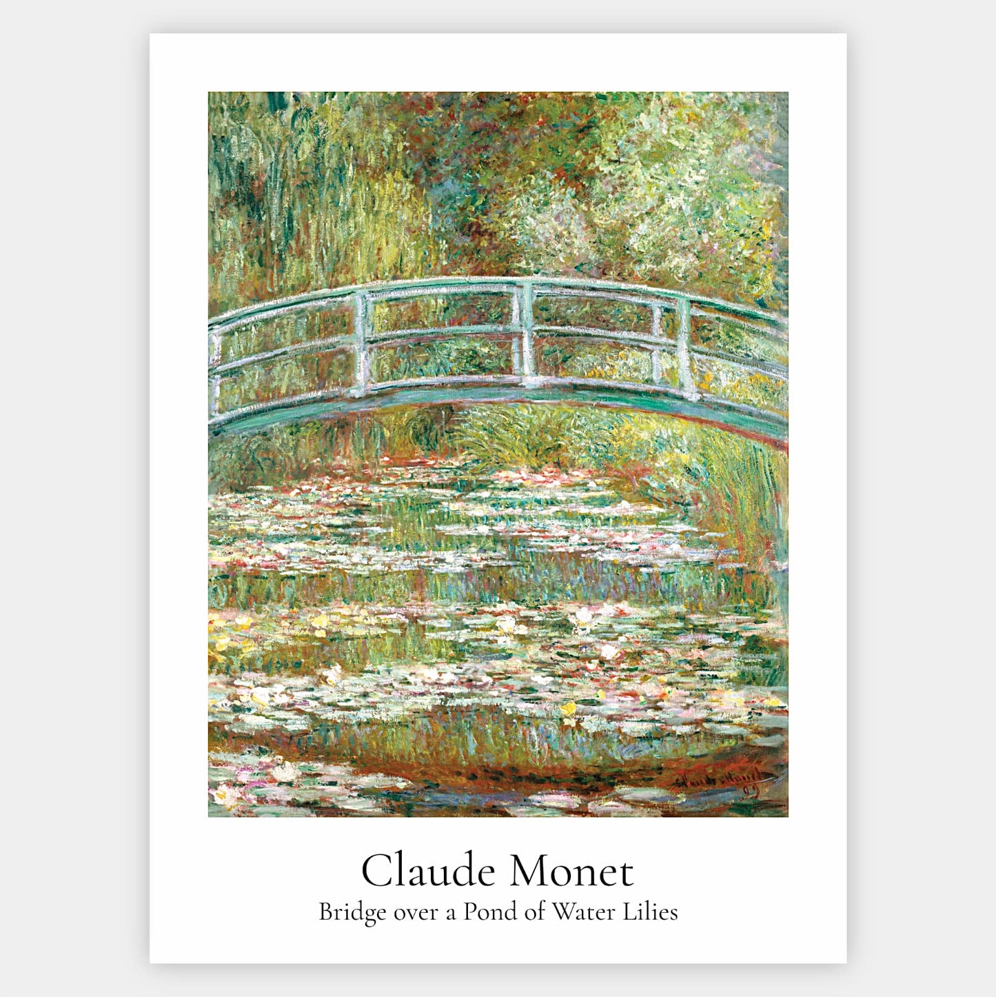Plakát Most nad jezírkem s lekníny | Claude Monet
