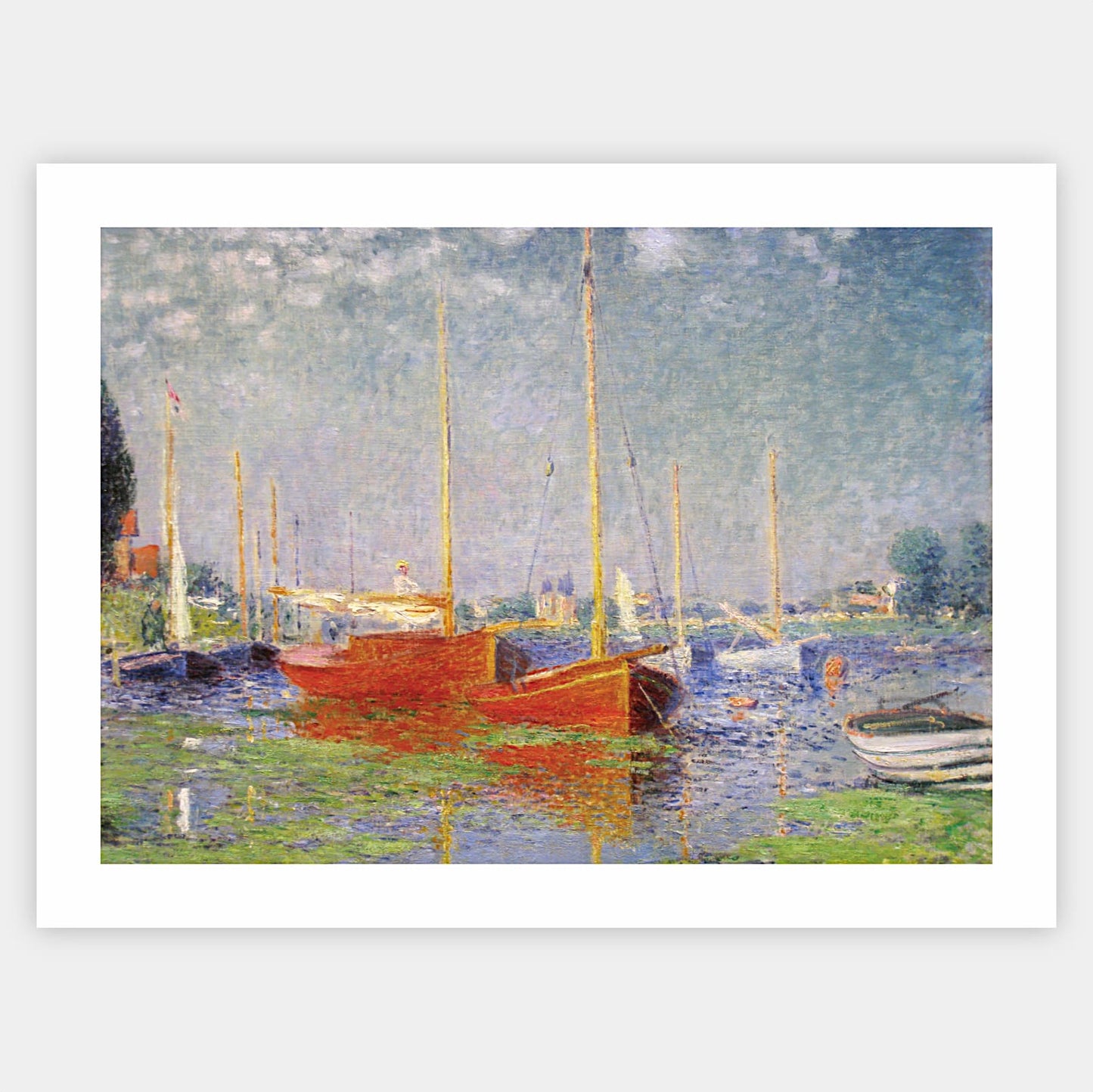 Plakát Červené čluny v Argenteuil | Claude Monet