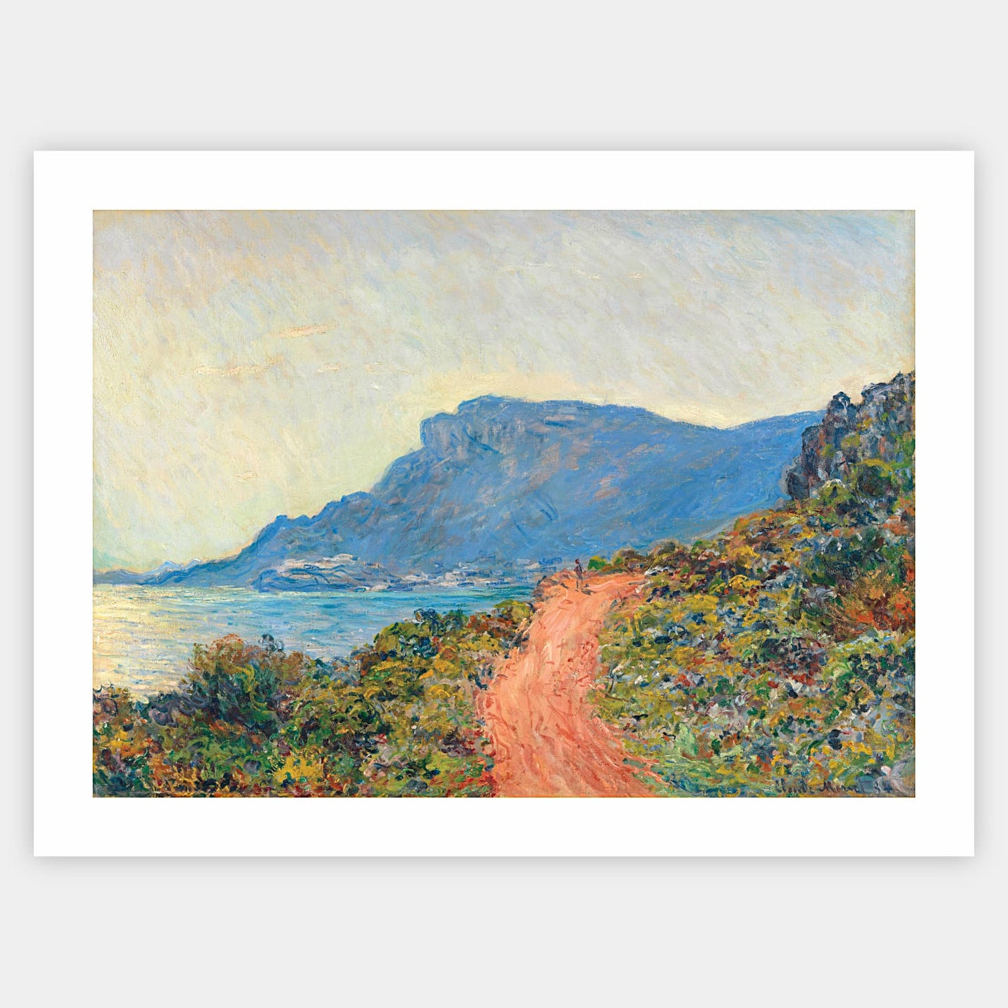 Plagát La Corniche pri Monaku | Claude Monet