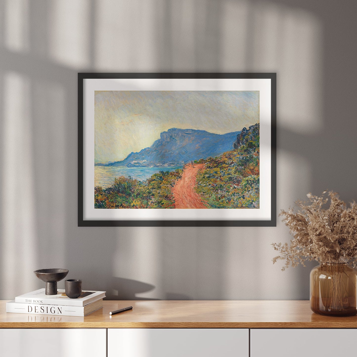 Plagát La Corniche pri Monaku | Claude Monet