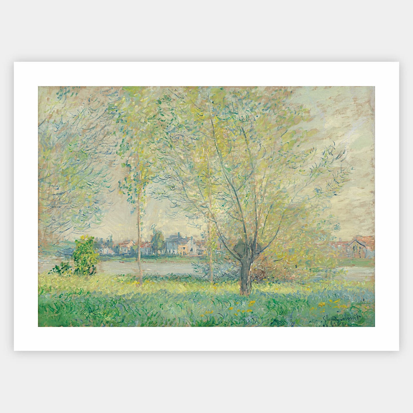 Plakát Vrby | Claude Monet