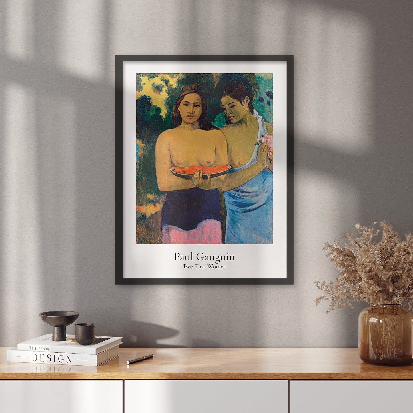 Plakát Dvě tahitské ženy | Paul Gauguin