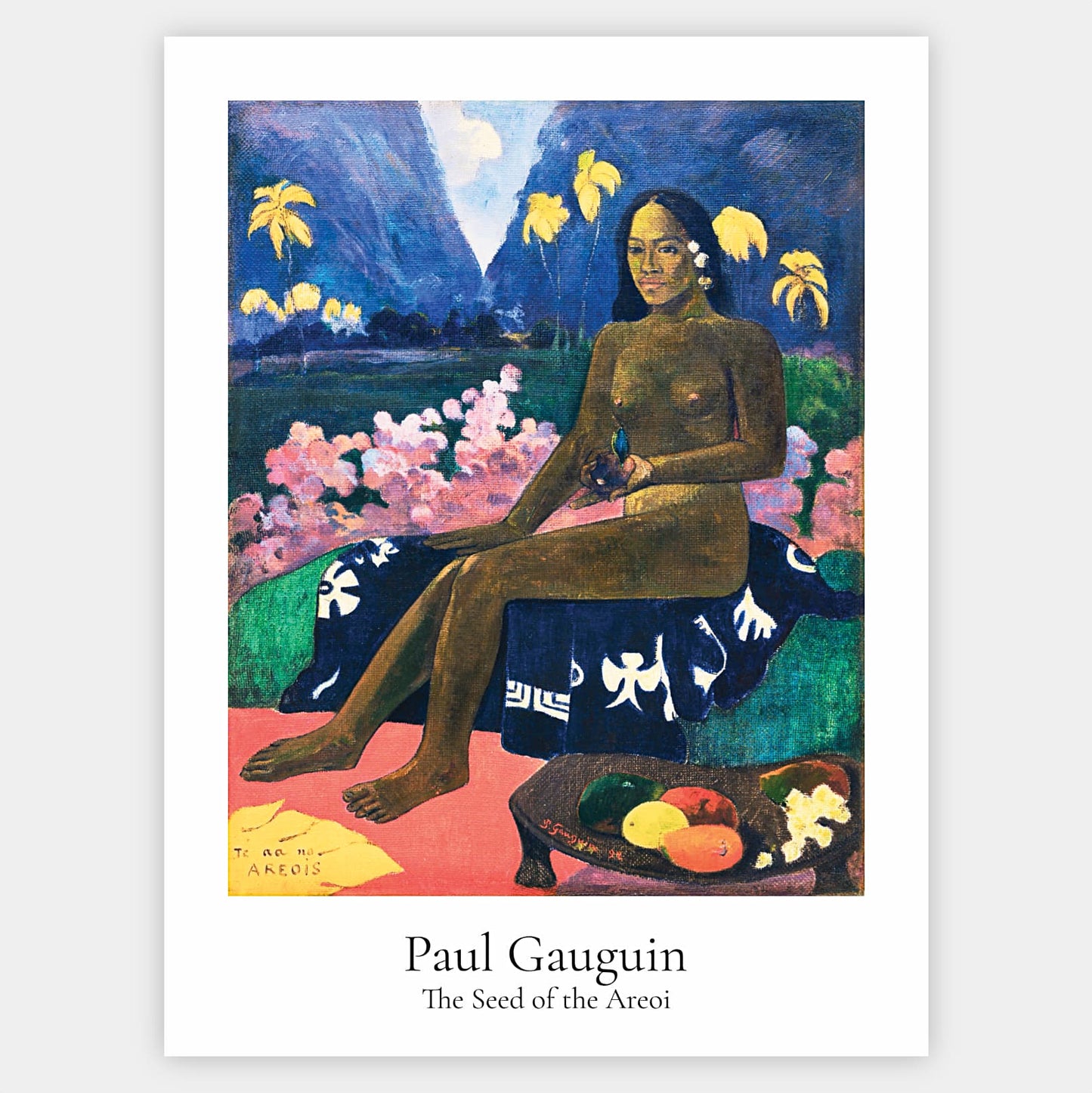 Plakát Semeno Areoi | Paul Gauguin