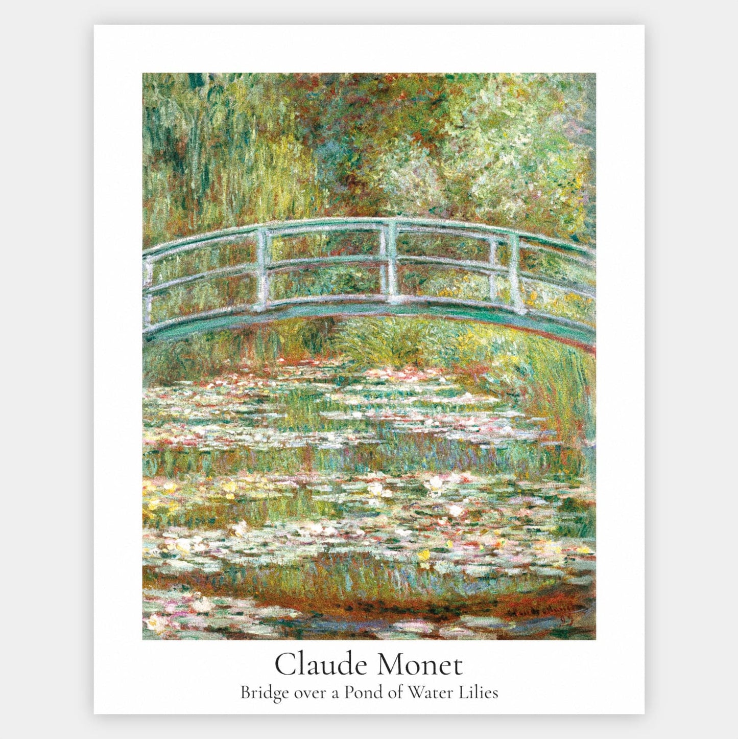 Plakát Most nad jezírkem s lekníny | Claude Monet