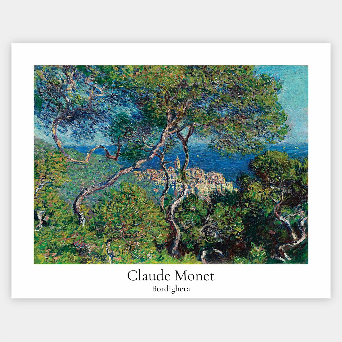 Plakát Bordighera | Claude Monet