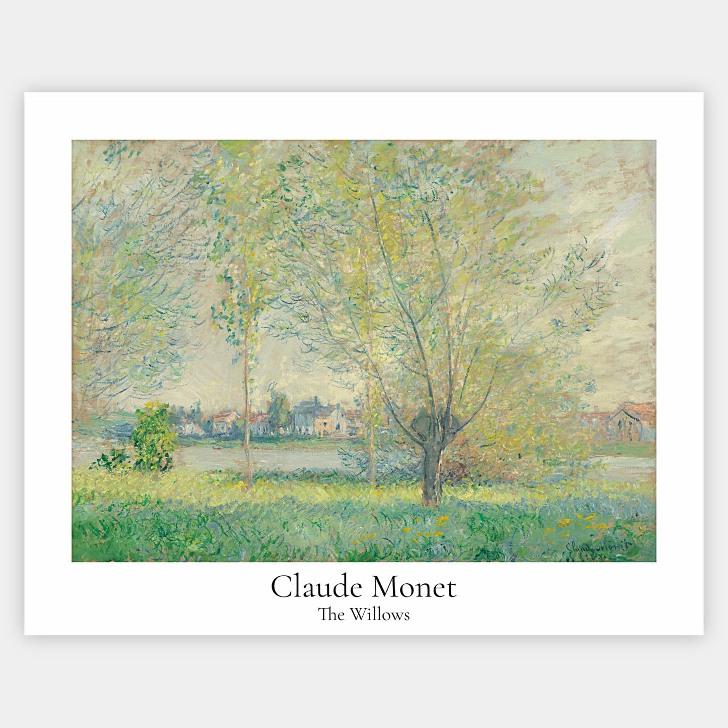 Plakát Vrby | Claude Monet