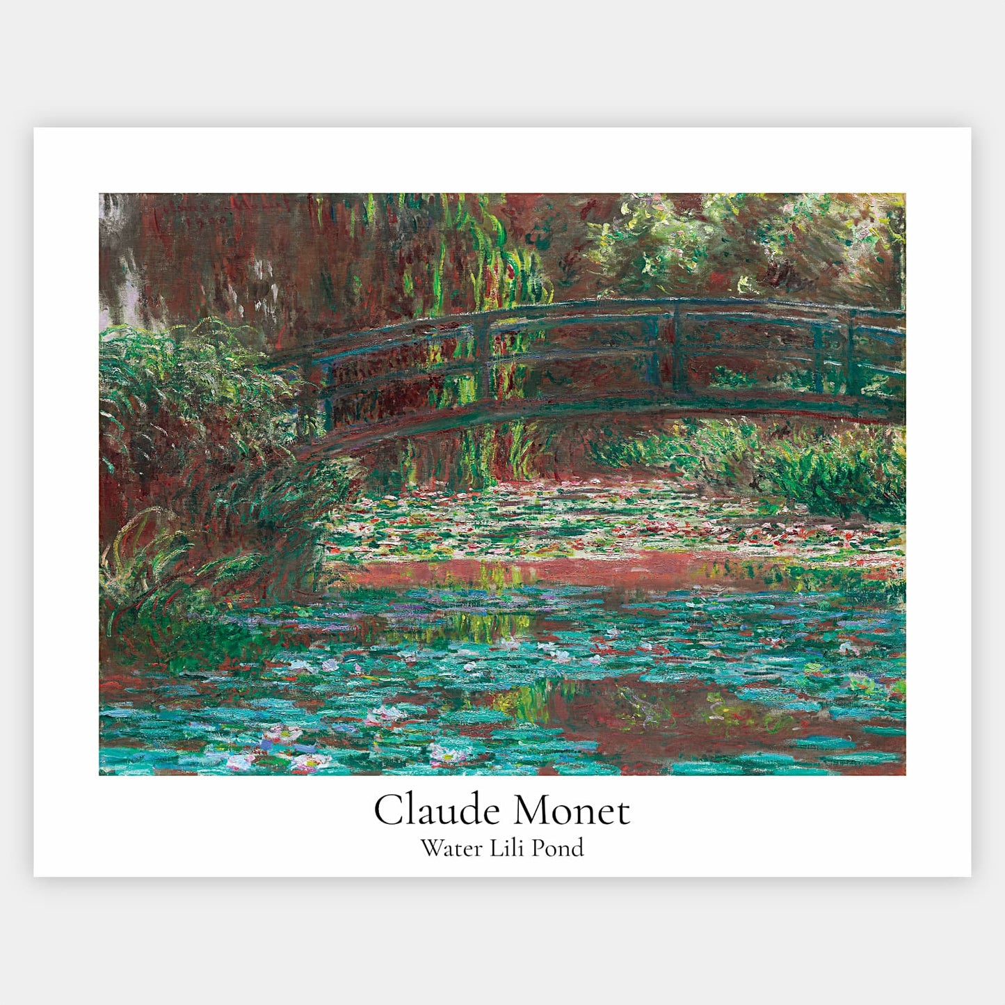 Plakát Jezírko s lekníny | Claude Monet