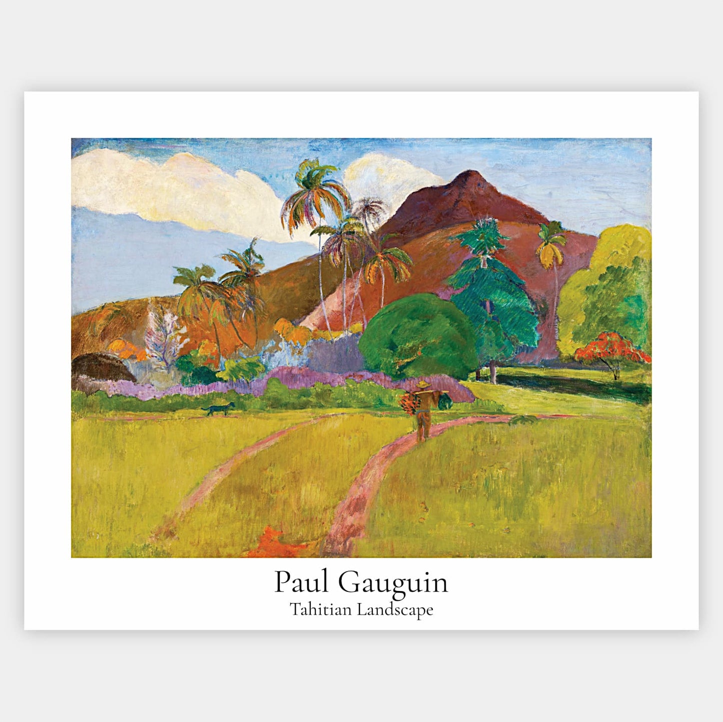 Plagát Tahitská krajina | Paul Gauguin