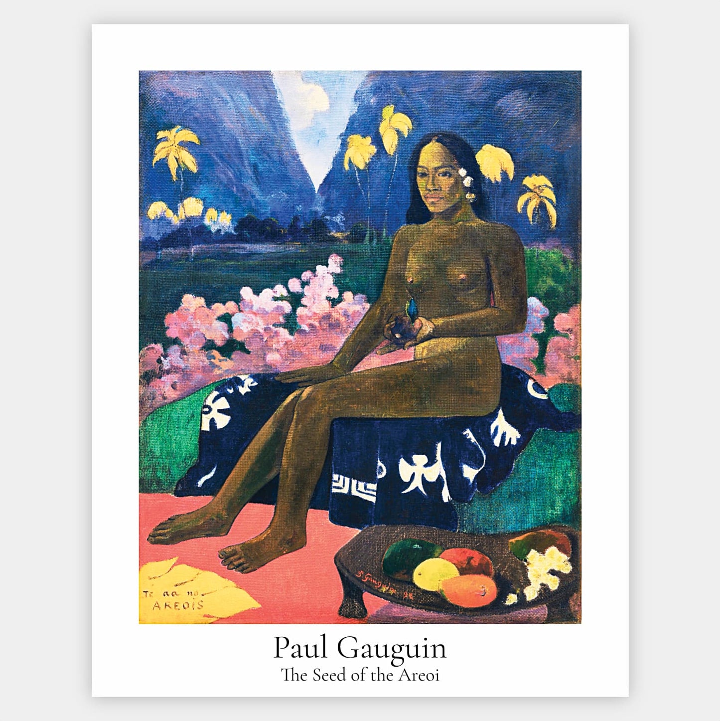 Plakát Semeno Areoi | Paul Gauguin