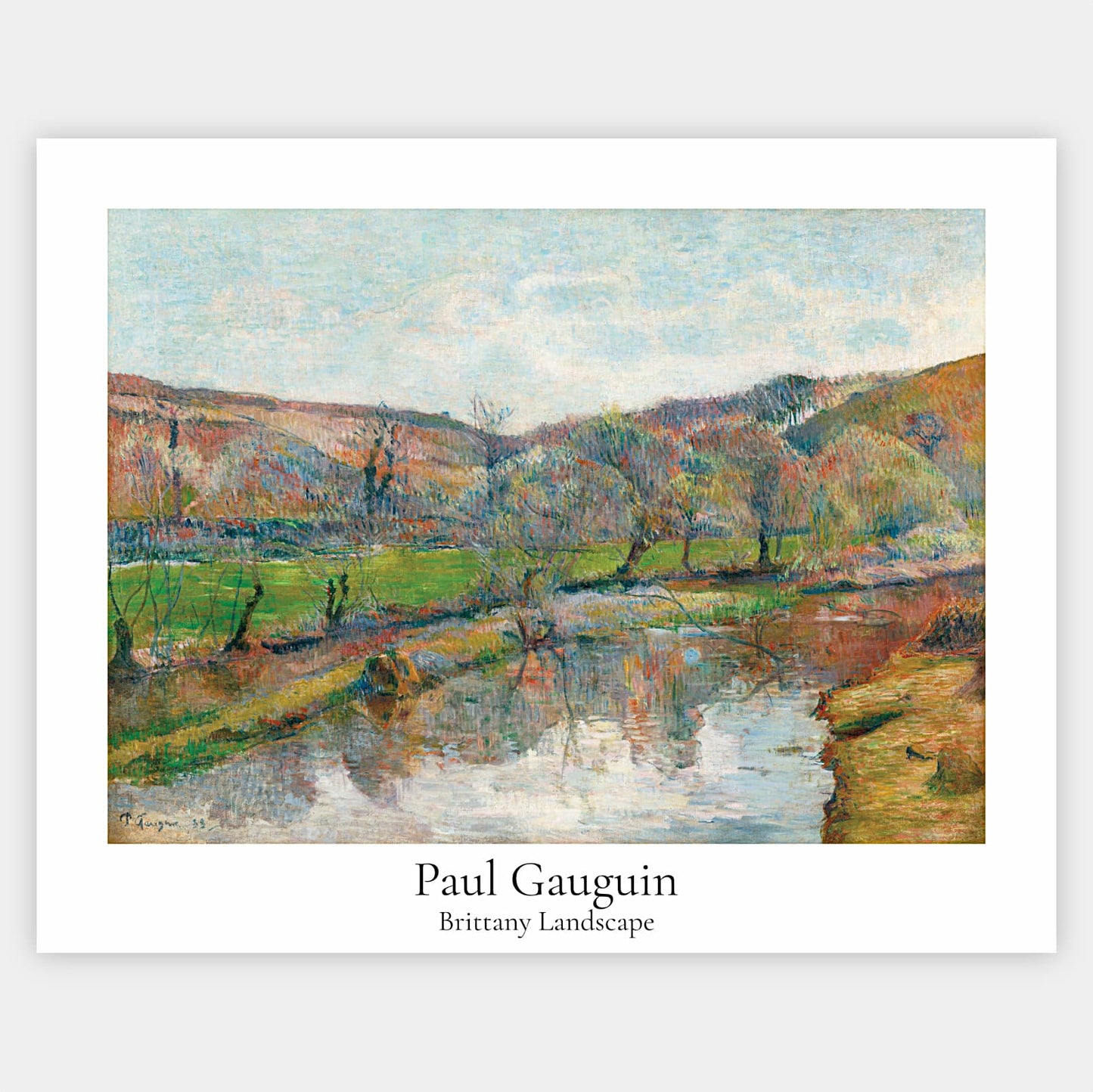 Plakát Bretaňská země | Paul Gauguin