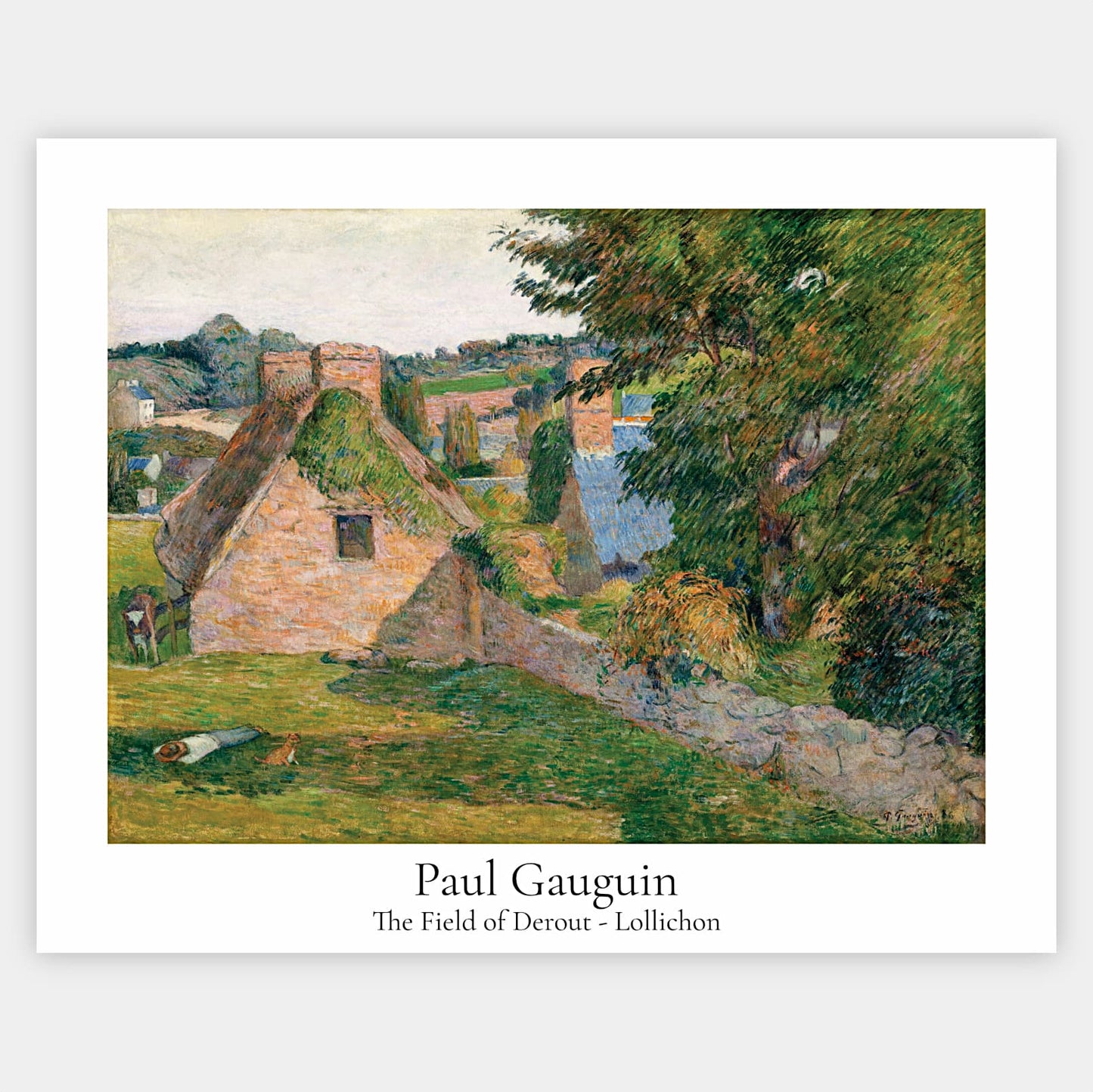 Plakát Pole v Derout-Lollichon | Paul Gauguin