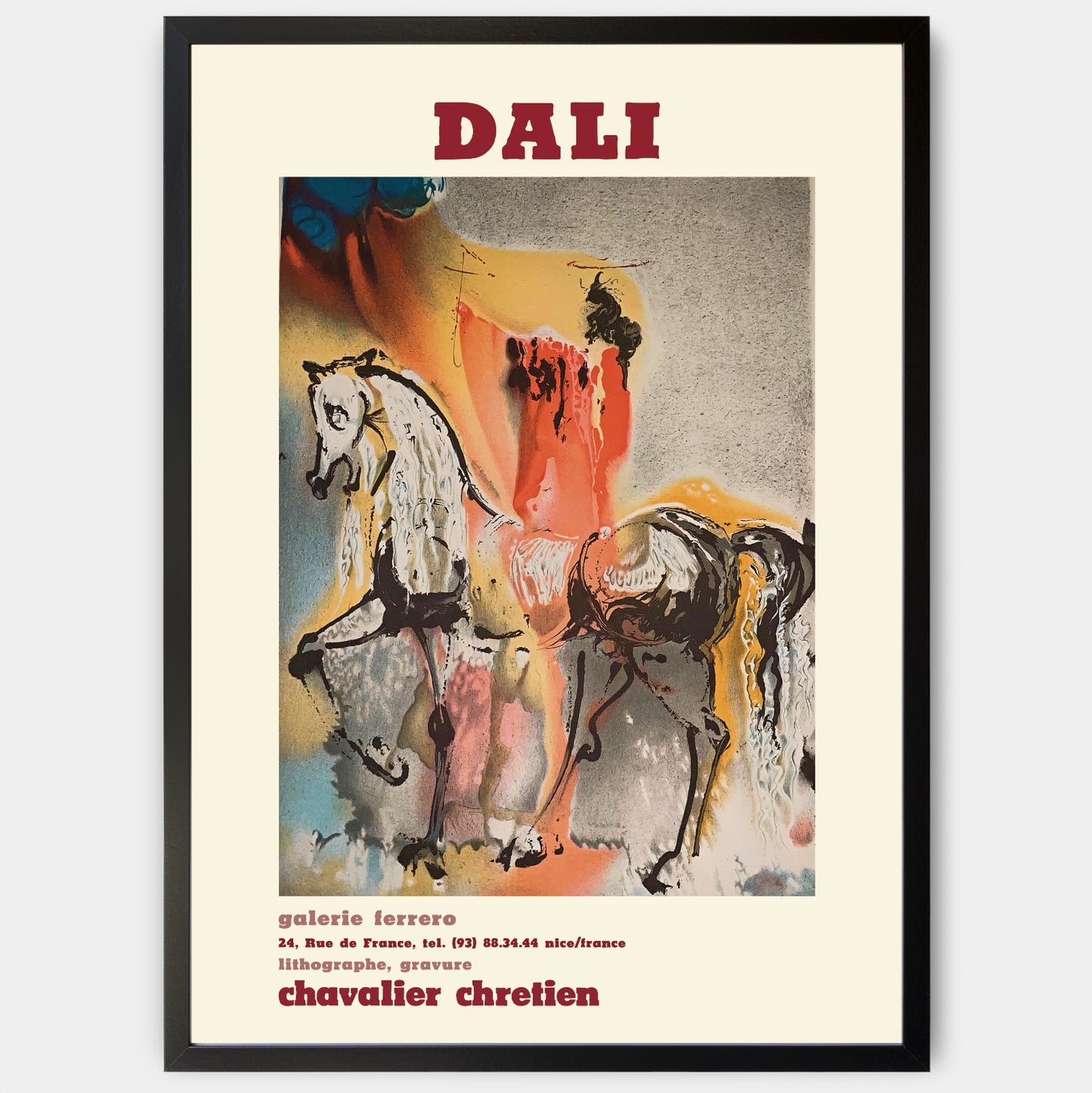 Plakát Chavalier Chretien | Salvador Dali