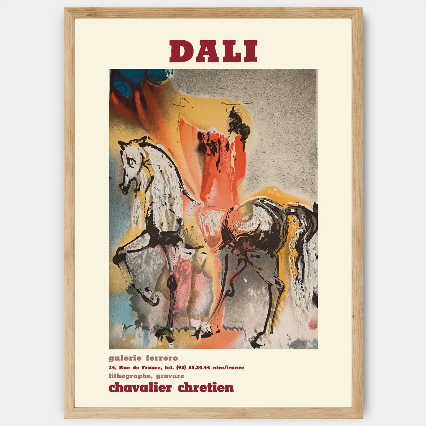 Plakát Chavalier Chretien | Salvador Dali