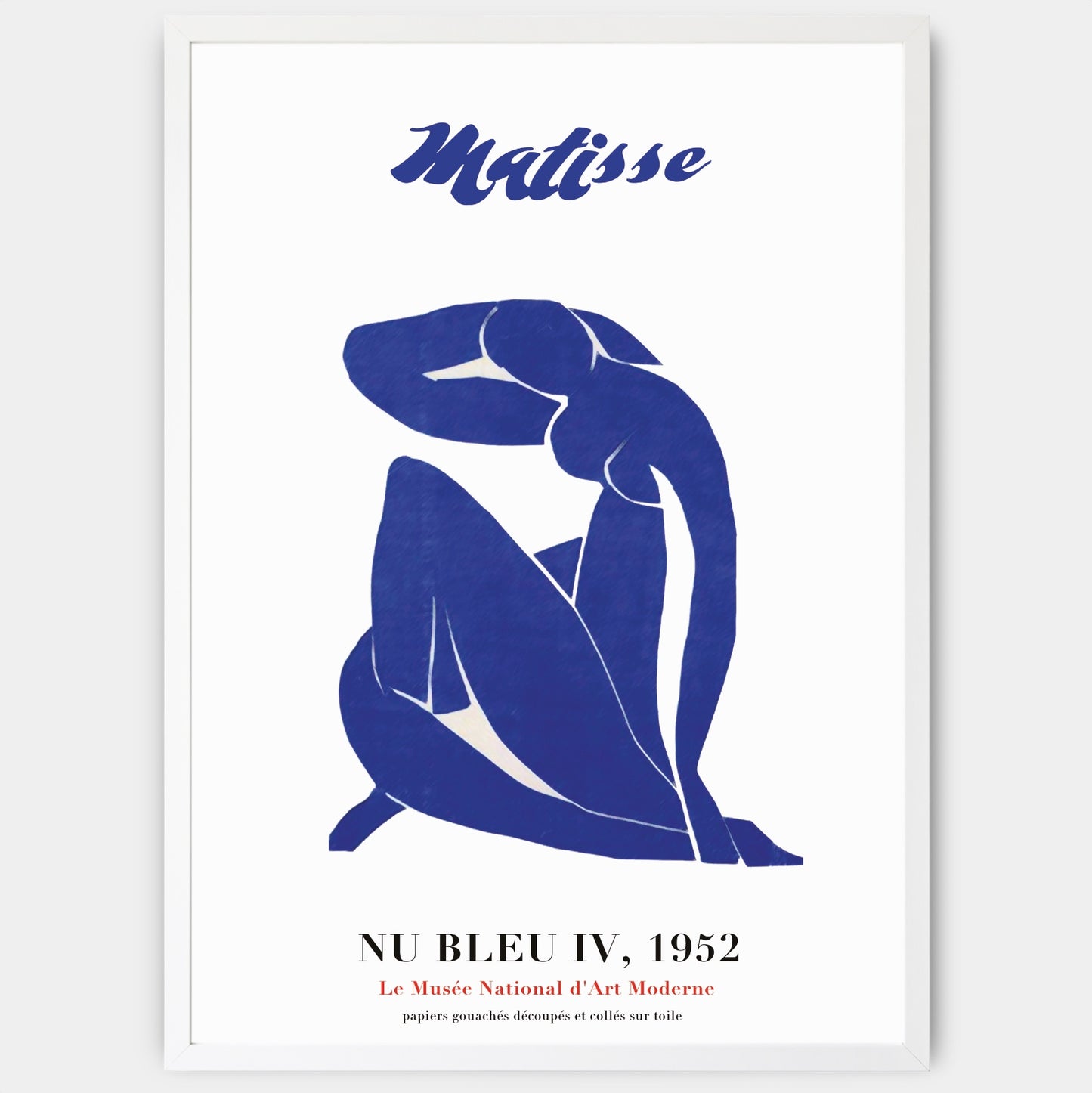 Plakát Nu Bleu IV | Henri Matisse