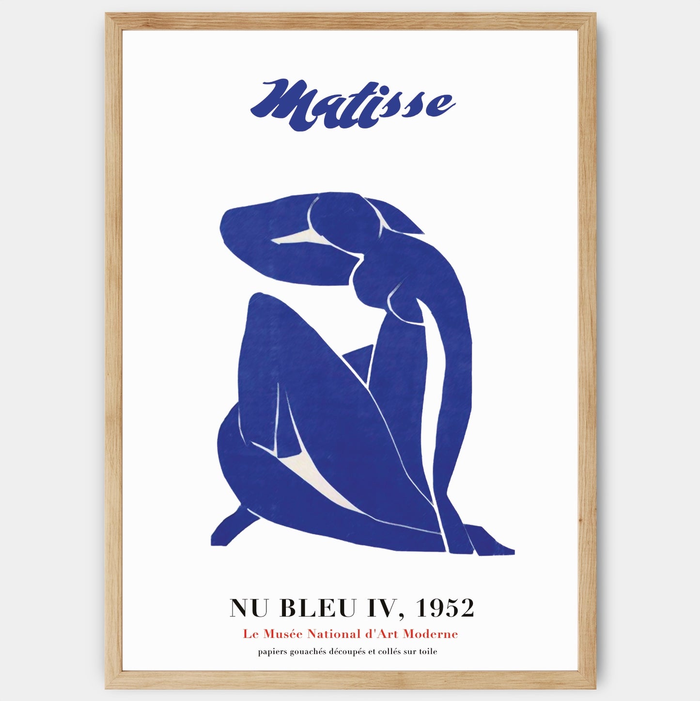Plakát Nu Bleu IV | Henri Matisse
