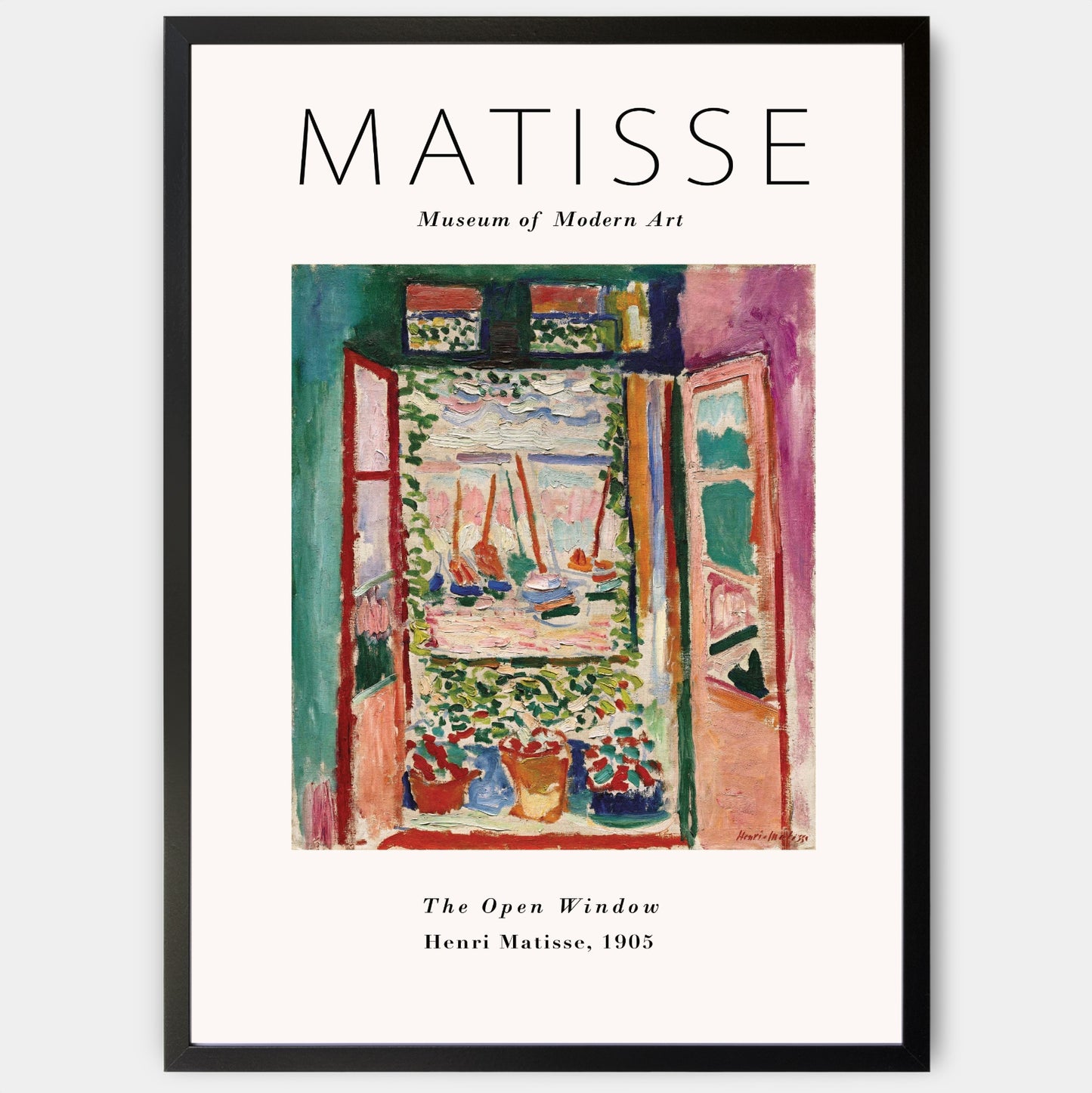 Plakát The Open Window | Henri Matisse